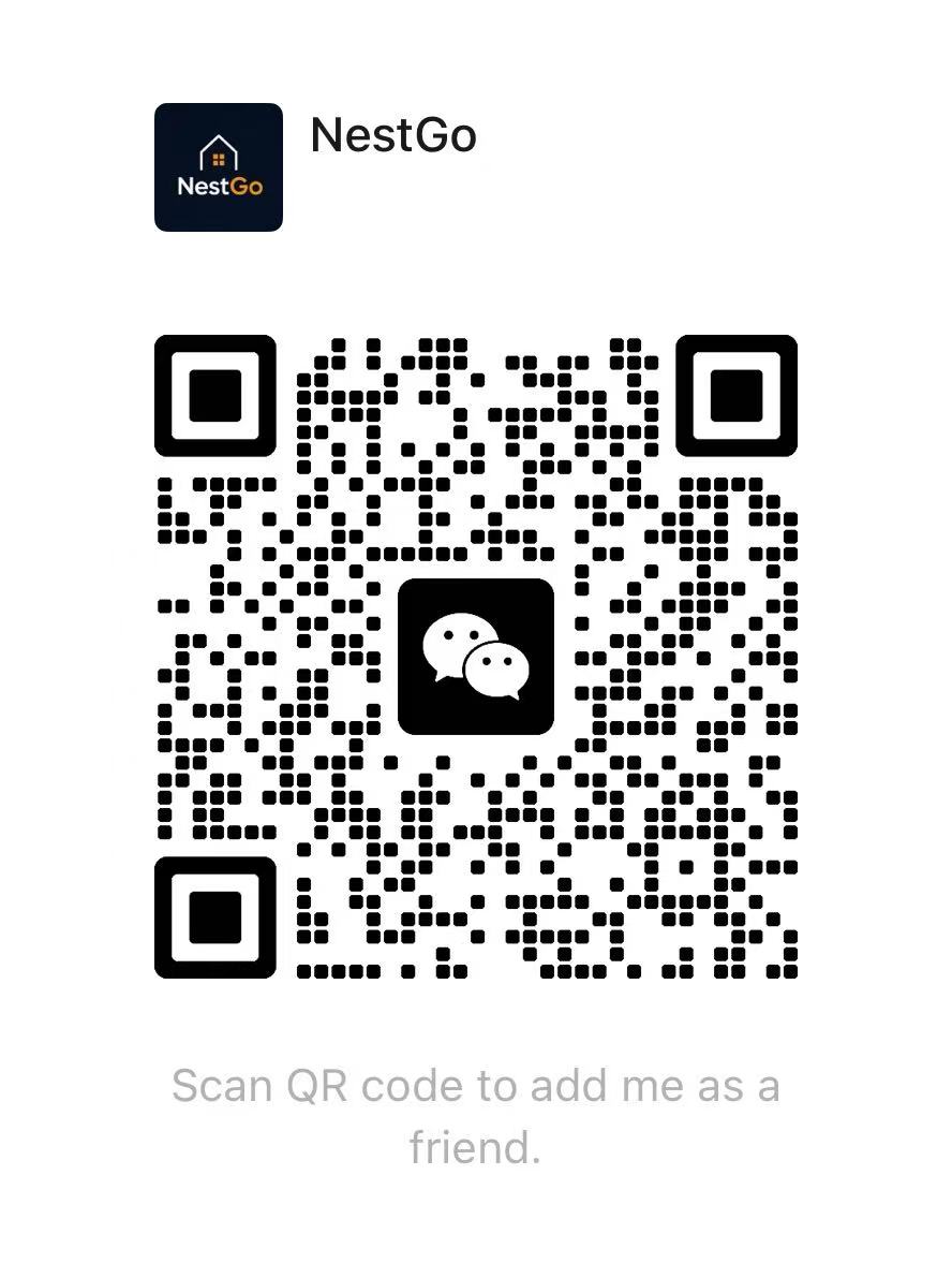 QR code to connect with NestGo on WeChat